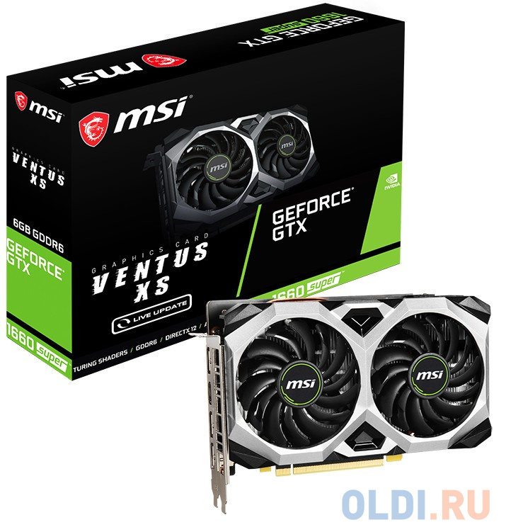 Видеокарта MSI GeForce GTX 1660 SUPER VENTUS XS 6144Mb