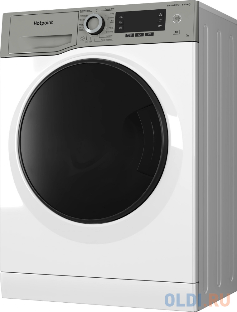 Стиральная машина Hotpoint NSD 7249 UD AVE RU класс: A-40% загр.фронтальная макс.:7кг белый инвертер в Москвe