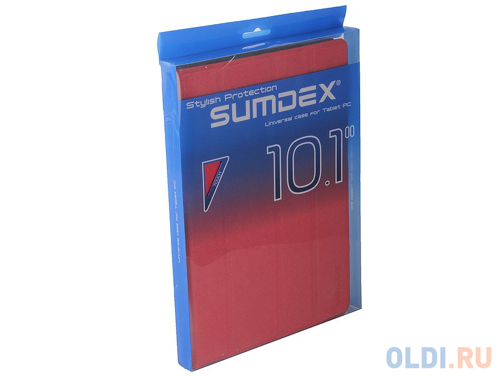 Чехол SUMDEX TCH-104 RD Чехол для планшета 10" универсальный Красный