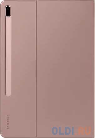 Чехол Samsung для Samsung Galaxy Tab S7+/FE Book Cover полиуретан розовое золото (EF-BT730PAEGRU)