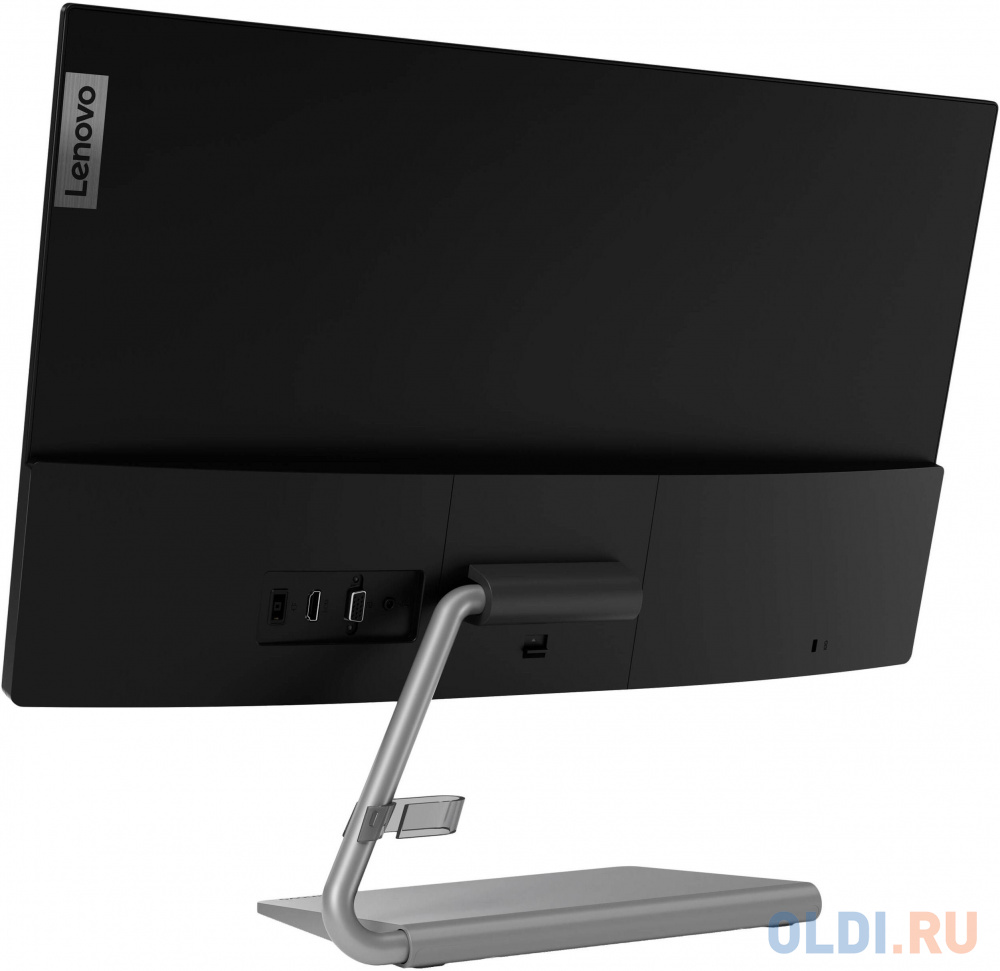 Монитор Lenovo 23.8" Q24i-1L темно-серый IPS LED 4ms 16:9 HDMI M/M 250cd 178гр/178гр 1920x1080 D-Sub FHD 4.5кг в Москвe