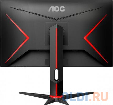 МОНИТОР 27" AOC Q27G2S Black-Red с поворотом экрана (IPS, 2560x1440, 165Hz, 1 ms, 178°/178°, 350 cd/m, 80M:1, +2xHDMI