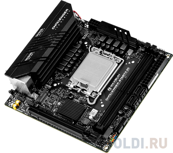 MAXSUN MS-Challenger B760ITX D5, LGA1700, B760, 2*DDR5, 4*SATA3, 2*M.2, 2*USB 3.2, 4*USB 2.0, 1*PCIEx16, 2*HDMI+2*DP, mITX