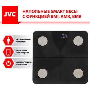 Весы напольные электронные стеклянные JVC JBS-005 в Москвe