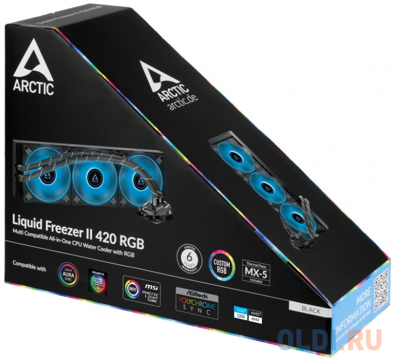 Система охлаждения жидкостная для процессора Arctic Cooling Liquid Freezer II - 420 RGB