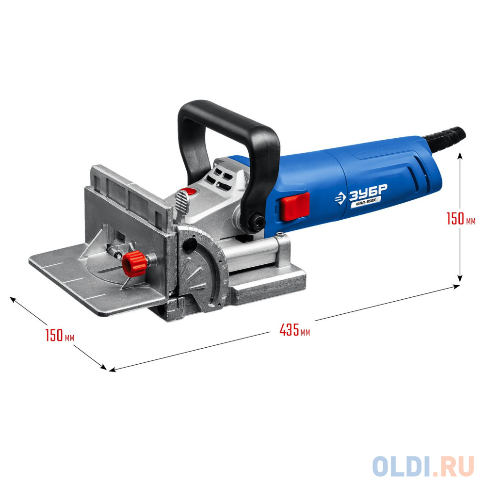 ЗУБР Профессионал  ФПЛ-950К  фрезер ламельный 950 Вт в кейсе.