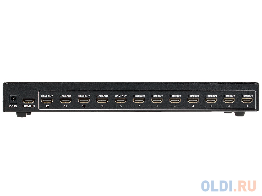 Разветвитель HDMI Splitter 1 to 12 VCOM <DD4112 3D Full-HD 1.4v, каскадируемый