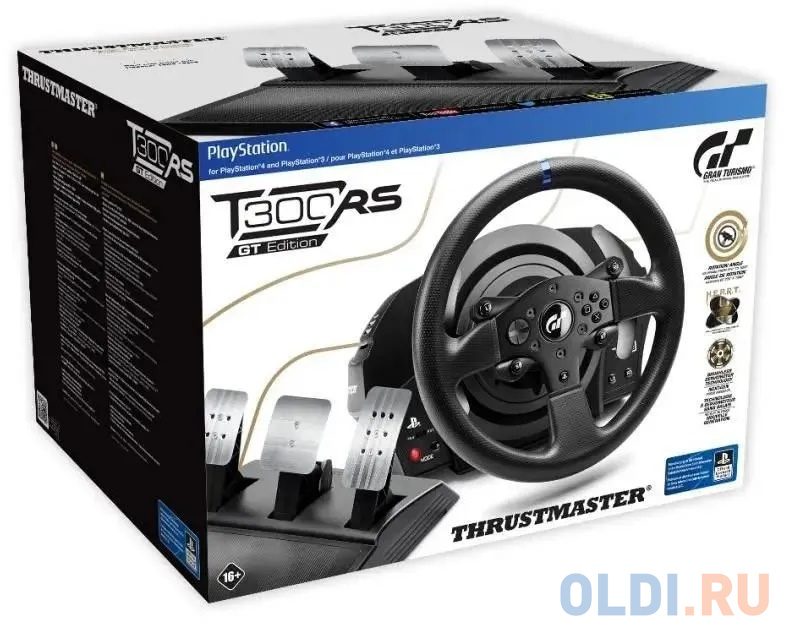 Руль ThrustMaster T300 RS GT EDITION EU VERSION 13кноп. (с педалями) черный в Москвe