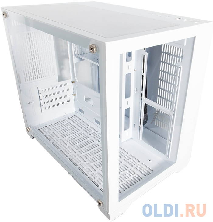 Корпус microATX 1stPlayer MEGAVIEW MV6 White Без БП белый