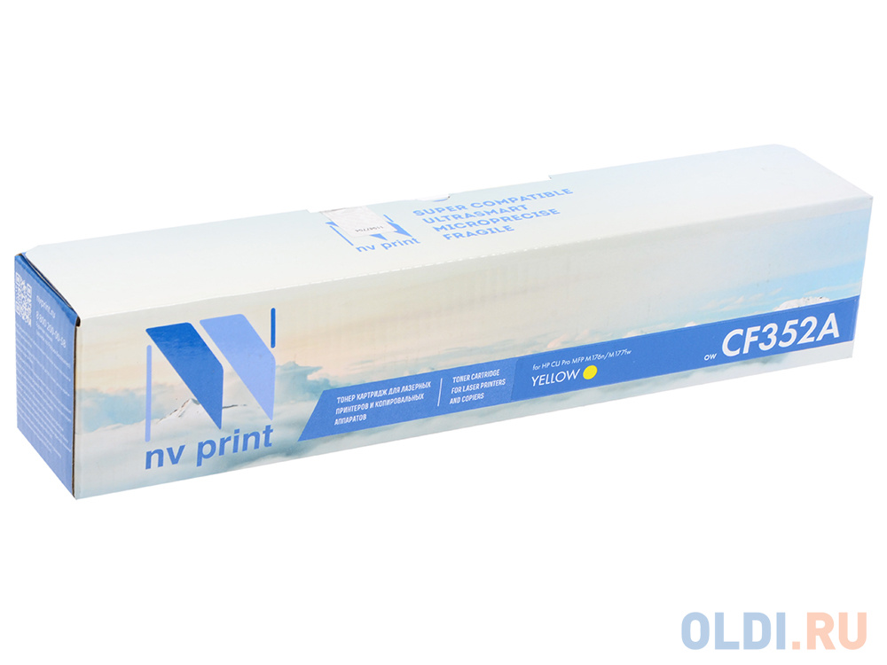 Картридж NV-Print CF352A 1000стр Желтый