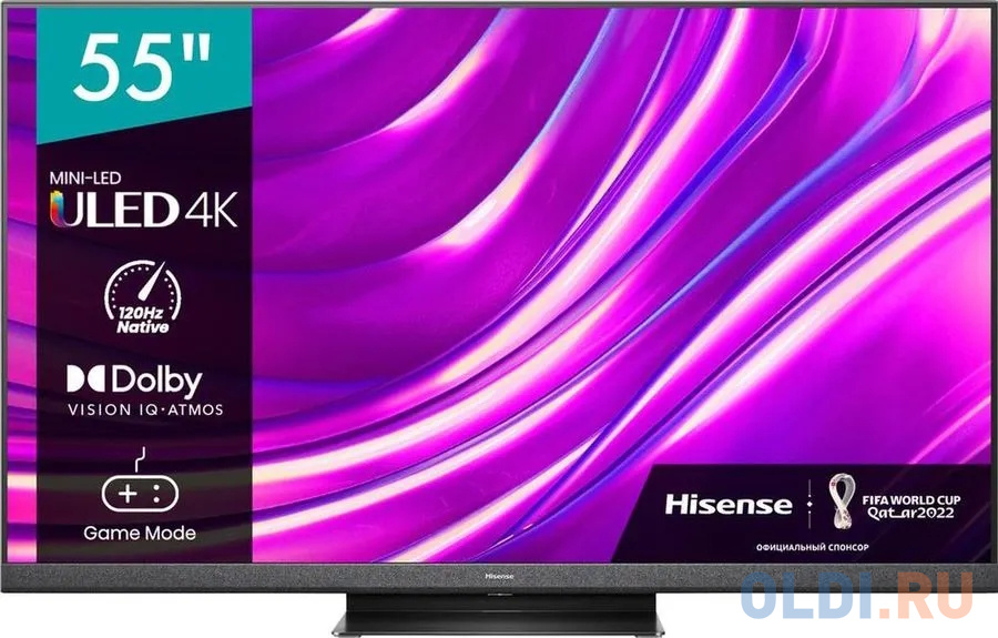 Телевизор Hisense 55U8HQ 55&quot; Mini LED 4K Ultra HD