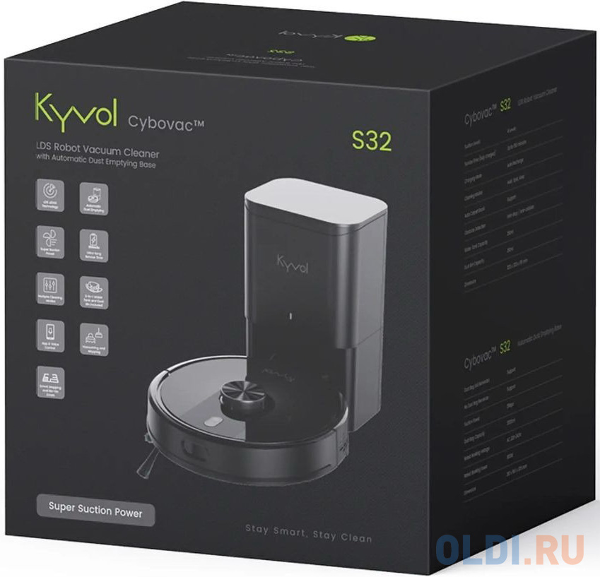 Робот-пылесос Kyvol S32 Black