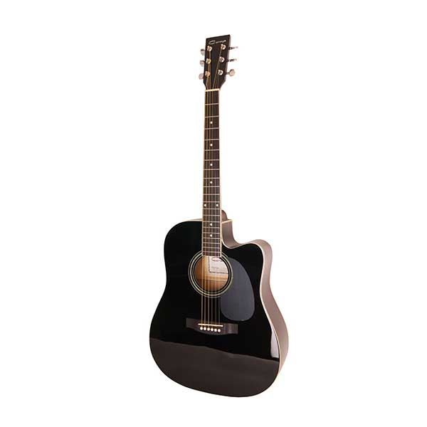 Акустическая гитара Caraya F601-BK с вырезом черная