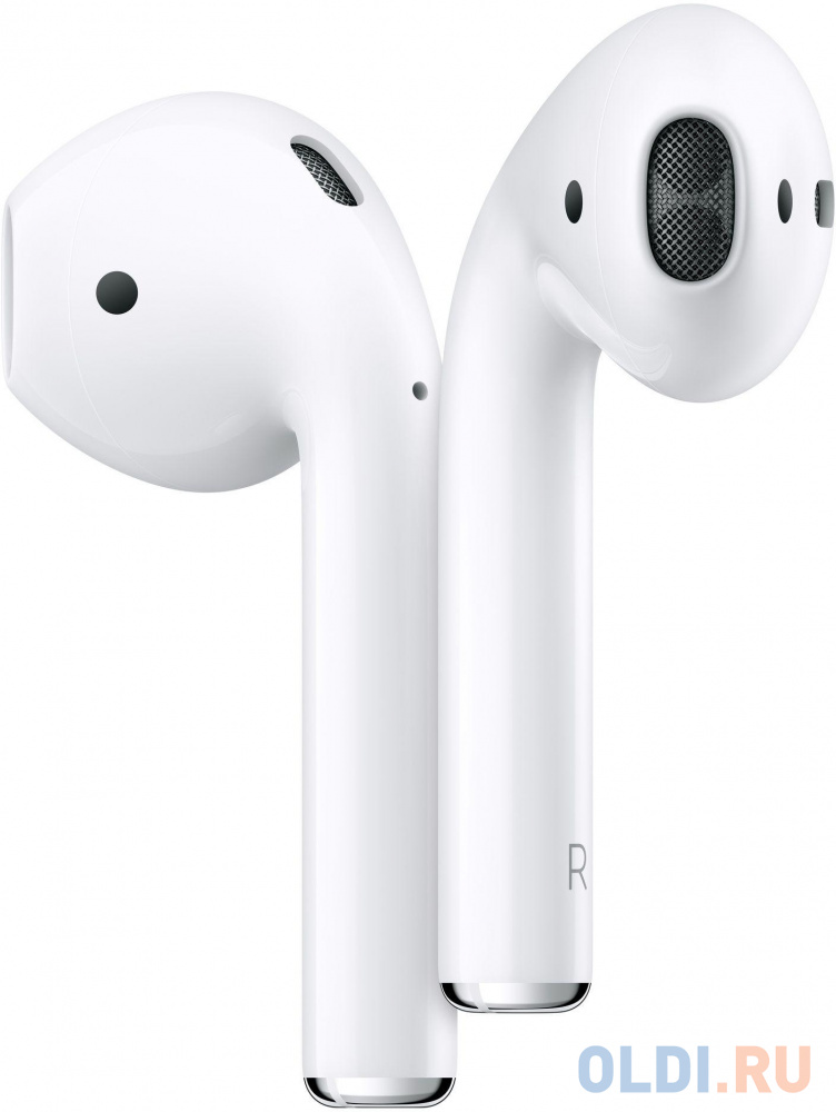 Гарнитура вкладыши Apple AirPods 2 белый беспроводные bluetooth в ушной раковине (MV7N2ZA/A)