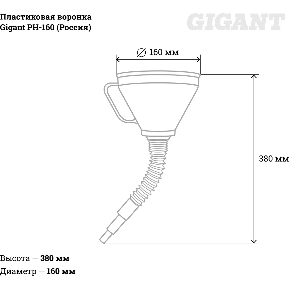 Воронка Gigant в Москвe