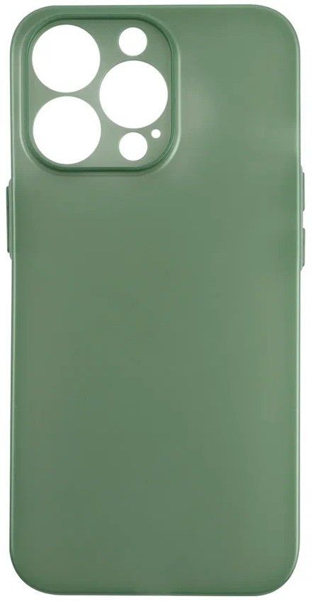 Чехол-накладка Usams для смартфона Apple iPhone 13 Pro, силикон, зеленый (US-BH778)