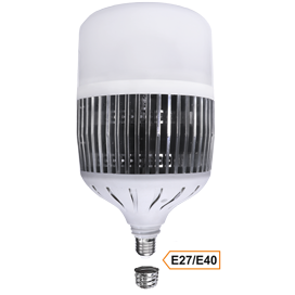 Лампа светодиодная E27/E40 цилиндрическая, 100Вт, 4000K-4000K / нейтральный свет, 8000лм, Ecola HPV100ELC (HPV100ELC)