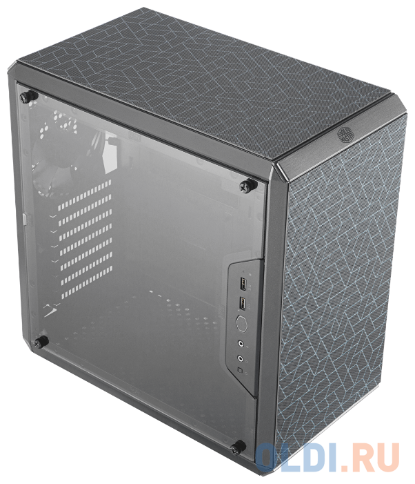 Cooler Master MasterBox Q500L, USB3.0x2, 1x120Fan, Black, ATX, w/o PSU