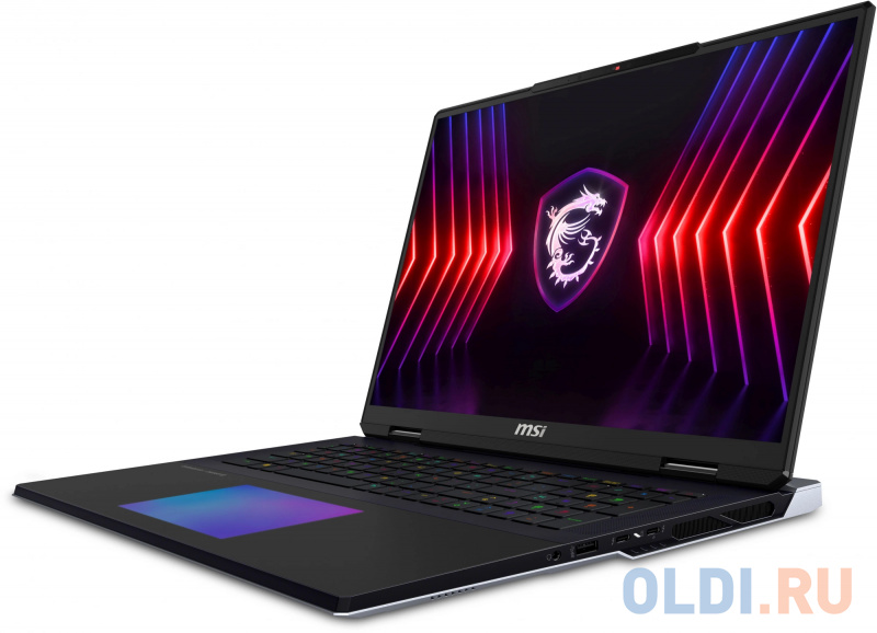 Ноутбук MSI Titan 18 HX A14VIG-211RU Core i9 14900HX 64Gb SSD3Tb NVIDIA GeForce RTX4090 16Gb 18" IPS UHD+ (3840x2400) Windows 11 Home black WiFi