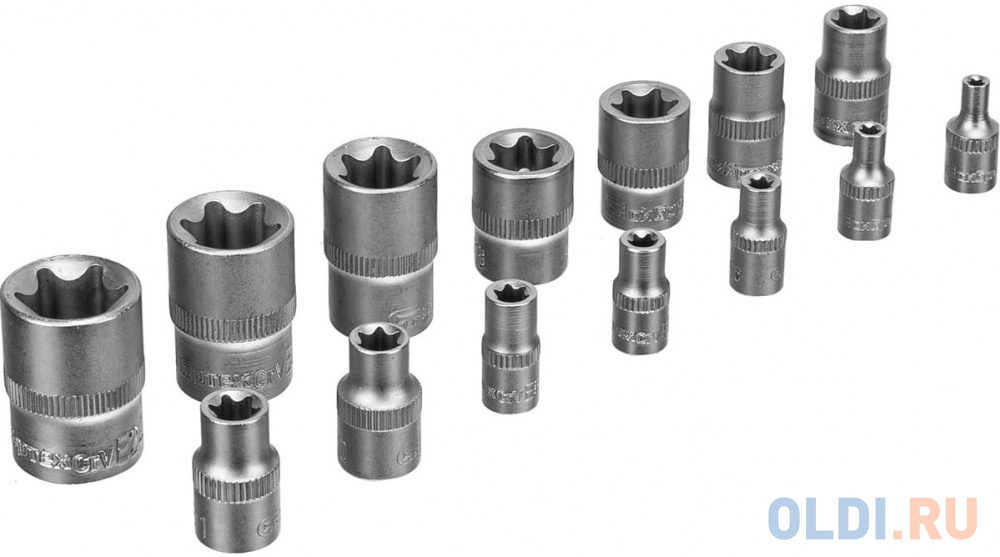 Набор инструментов, 1/2", 3/8", 1/4", пластиковый кейс 215 предм.// Сибртех в Москвe