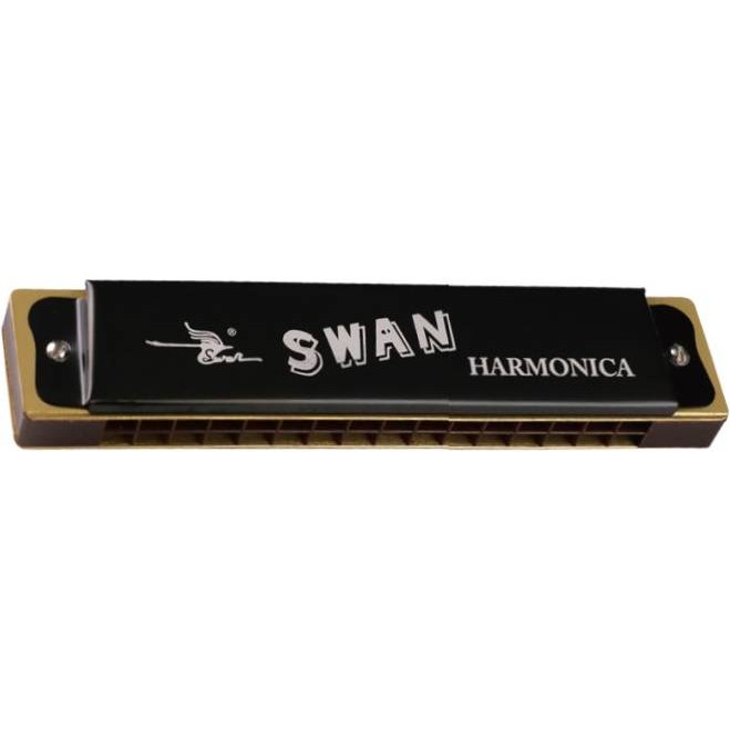 Губная гармоника SWAN SW16-1-BK тремоло