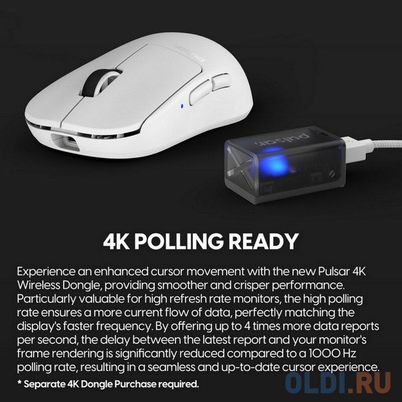 Игровая мышь Pulsar X2 H Wireless Size 1 (mini) White