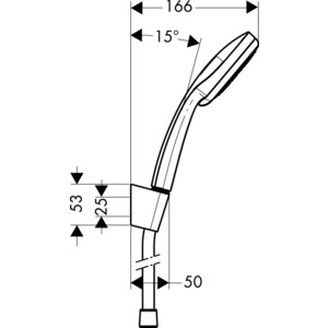 Душевой набор Hansgrohe Croma 100 Multi (27595000)