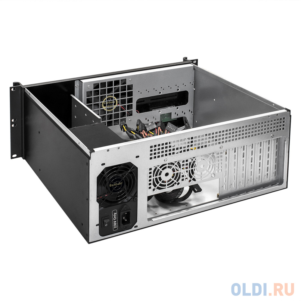 Серверный корпус ExeGate Pro 4U390-05 <RM 19", высота 4U, глубина 390, БП 600ADS, USB>