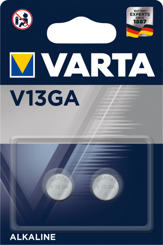 Батарейка Varta V13GA (LR44/ SR44/ V357/ AG13) блистер 2шт.