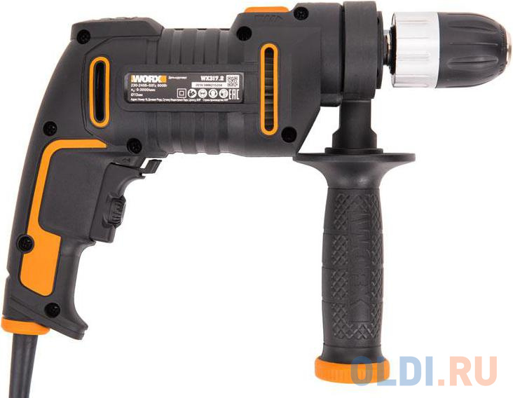 Дрель ударная WORX WX317.2  600Вт в Москвe