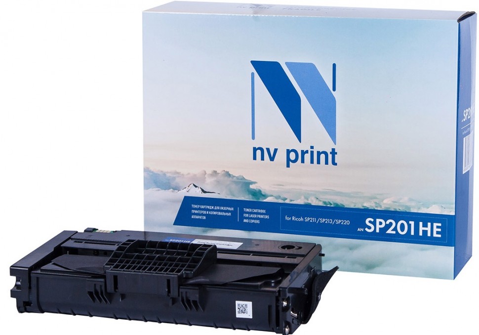 Картридж лазерный NV Print NV-SP201HE (SP201HE/407254), черный, 2600 страниц, совместимый, для Ricoh SP211/SP213/SP220