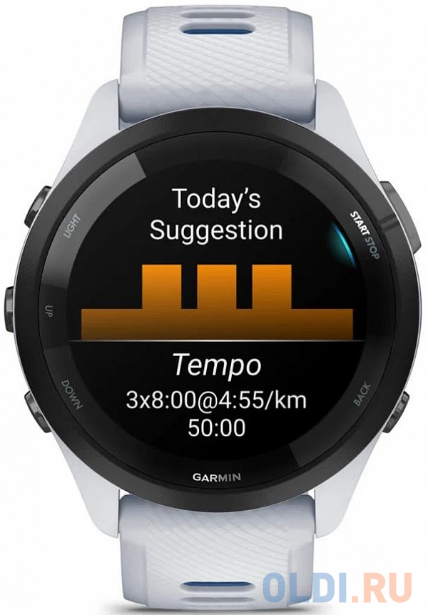 Смарт-часы Garmin Forerunner 265 белый 46,1мм в Москвe