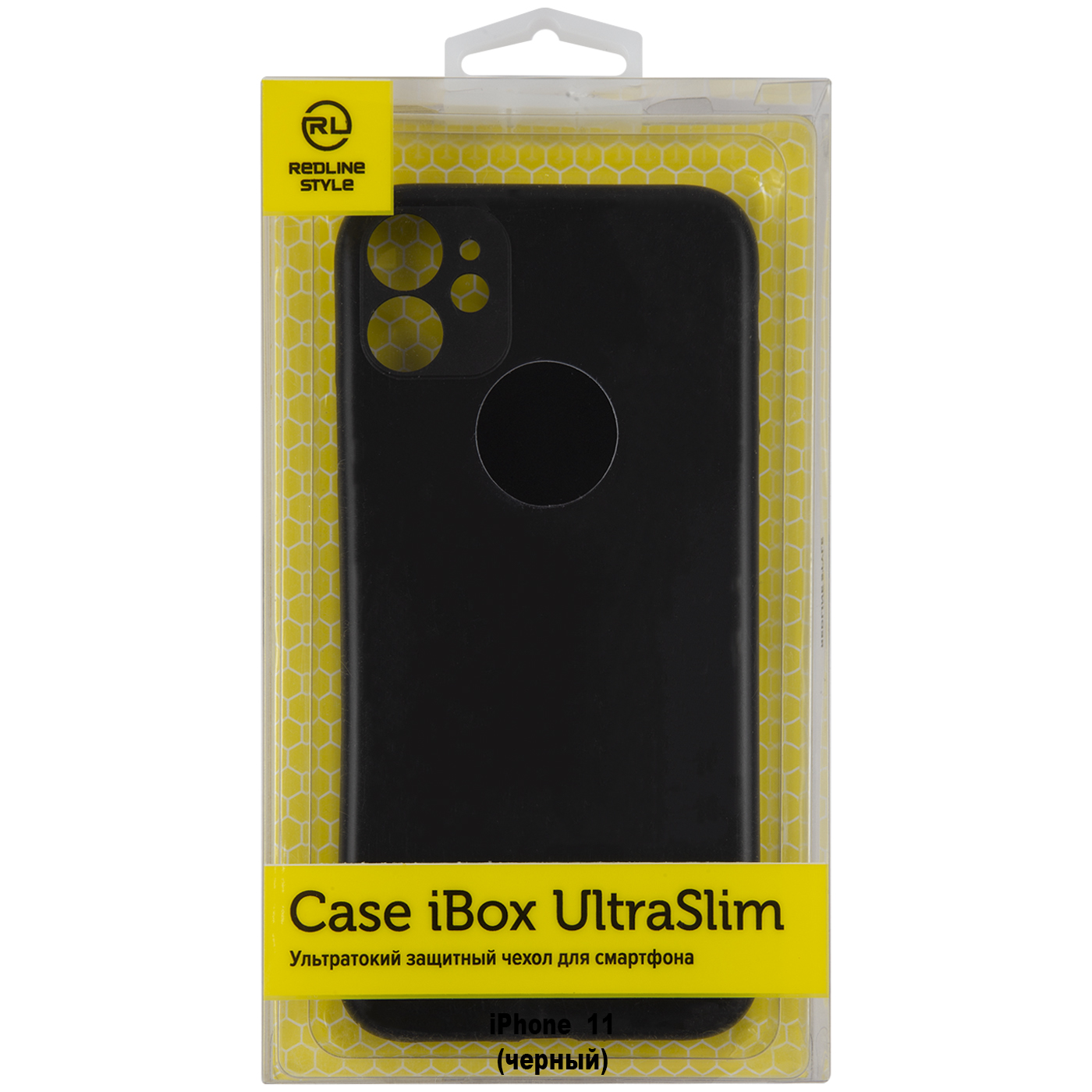 Чехол-накладка iBox UltraSlim для смартфона Apple iPhone 11, черный (УТ000029048)