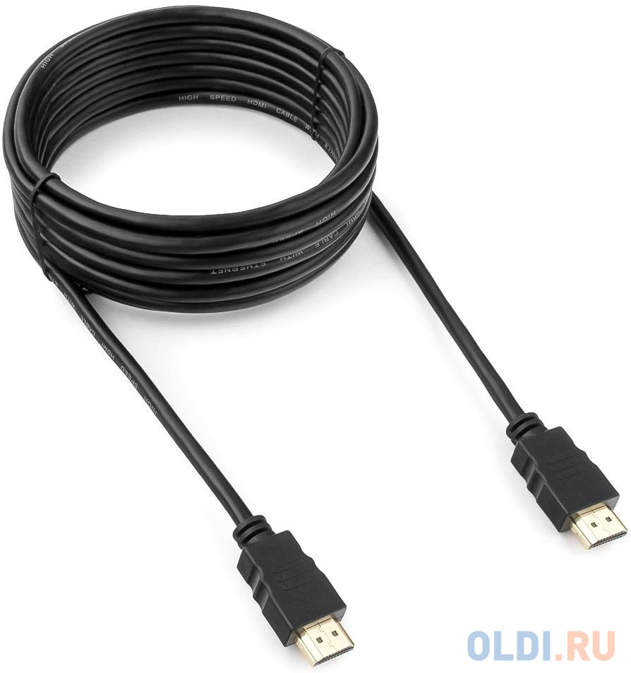 Кабель HDMI 1м Гарнизон GCC-HDMI-1М круглый черный в Москвe