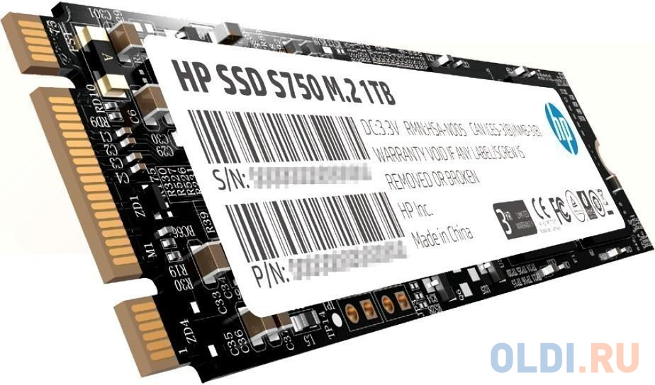 SSD накопитель HP S750 512 Gb SATA-III 16L56AA#ABB