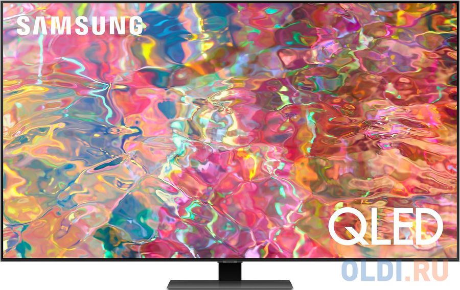Телевизор 55&quot; Samsung QE55Q80BAUXCE черный 3840x2160 120 Гц Smart TV Wi-Fi 2 х HDMI RJ-45 4 х HDMI