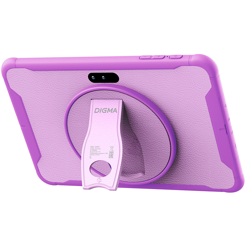 Планшет Digma Kids 1247C Purple (Unisoc T310 2.0Ghz/4096Mb/64Gb/4G/GPS/Wi-Fi/Bluetooth/Cam/10.1/1280x800/Android) в Москвe