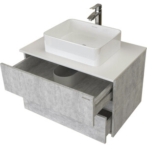 Мебель для ванной Grossman Эдванс 80х50 GR-3020, цемент светлый