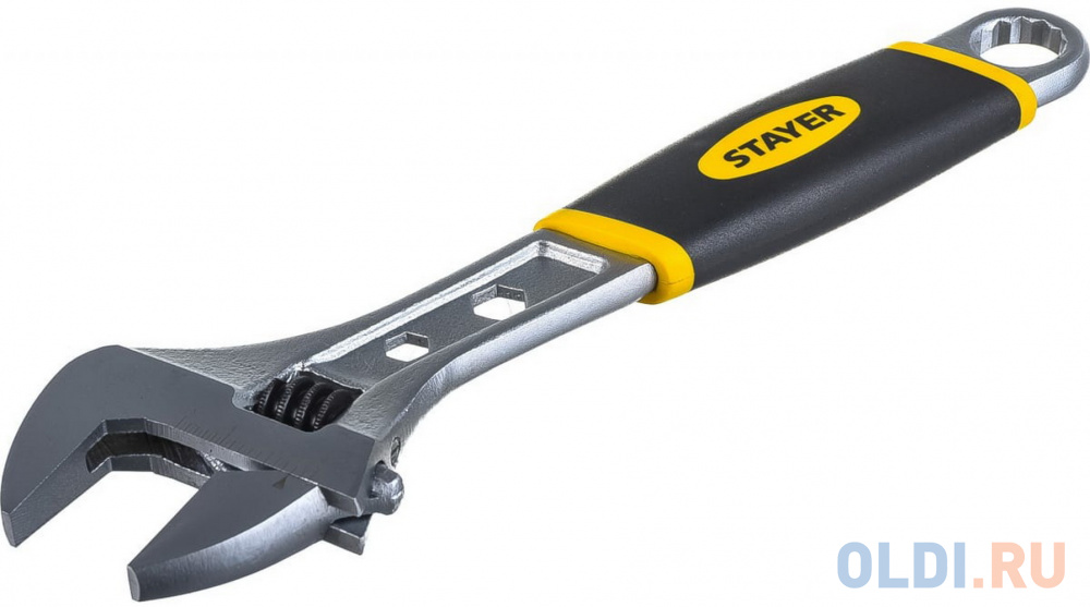 STAYER Chromax, 200/25 мм, разводной ключ, Professional (27262-20)
