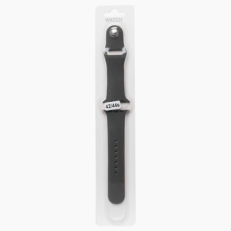 Ремешок Sport Band для Apple Watch, S, силикон, серый (107208)