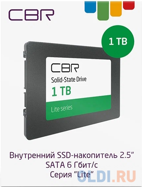 Внутренний SSD-накопитель CBR SSD-001TB-2.5-LT22