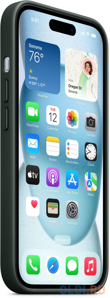 Чехол (клип-кейс) Apple для Apple iPhone 15 MT3J3FE/A with MagSafe Evergreen