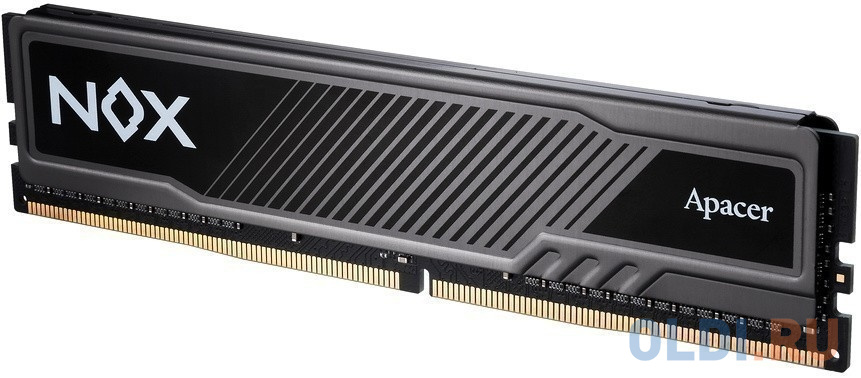 Apacer  DDR4  32GB  3200MHz UDIMM NOX Black Gaming Memory (PC4-25600) CL16 1.35V Intel XMP 2.0, Heat Sink (Retail) 2048*8  3 years (AH4U32G32C282MBAA-