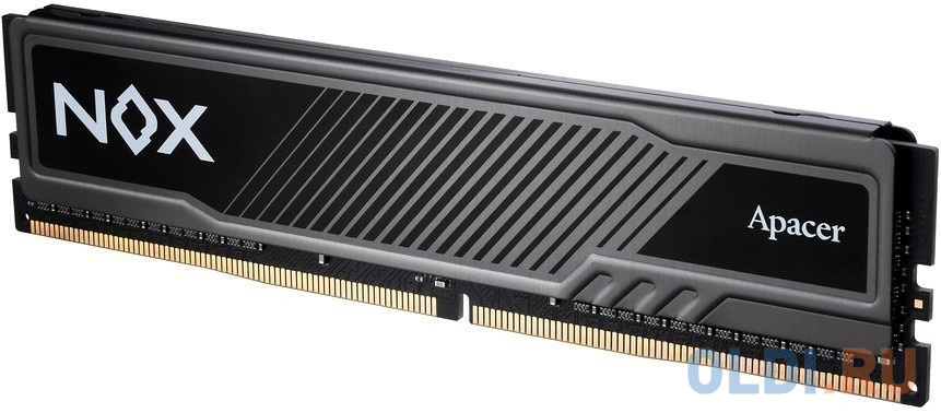 Apacer  DDR4  32GB  3200MHz UDIMM NOX Black Gaming Memory (PC4-25600) CL16 1.35V Intel XMP 2.0, Heat Sink (Retail) 2048*8  3 years (AH4U32G32C282MBAA- в Москвe