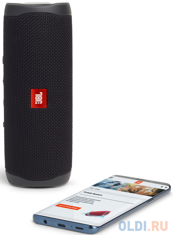 Портативная акустическая система JBL Flip 5 черная