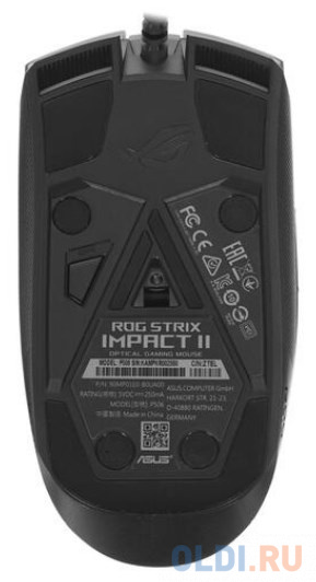 P506 ROG STRIX IMPACT II /MS,3327,6 BUTTONS,6200DPI, RTL {20}