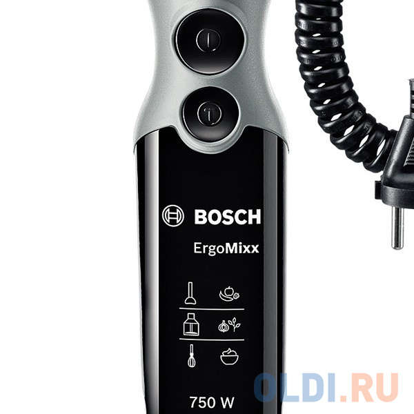 Блендер погружной Bosch MSM67170 750Вт чёрный