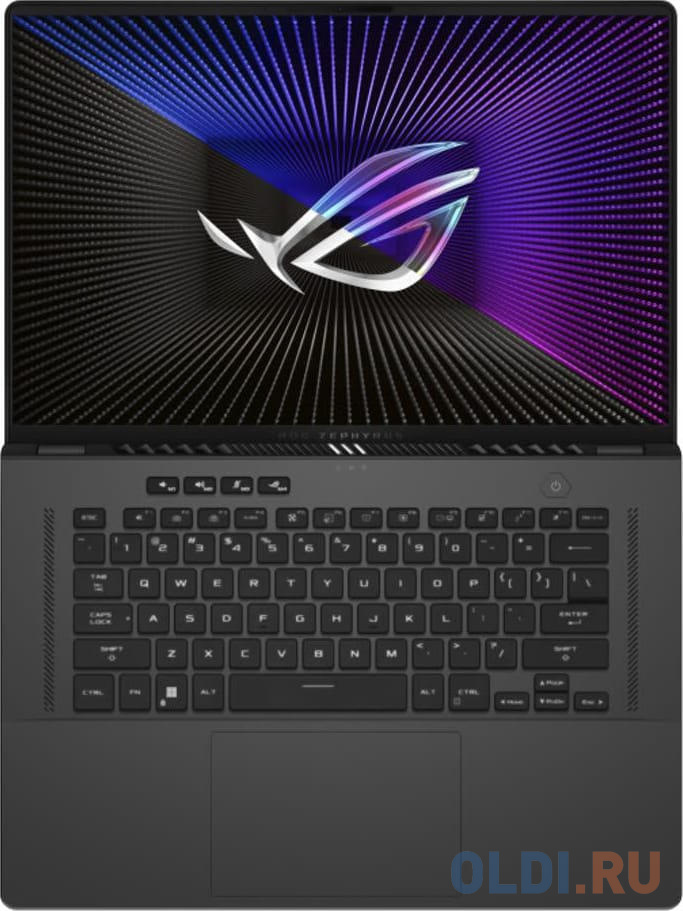 Ноутбук ASUS ROG Zephyrus G16 GU603VV-G16.I74060 16" 1920x1200/Intel Core i7-13620H/RAM 16Гб/SSD 512Гб/RTX 4060 16Гб/ENG|RUS/Windows 11 Home черн