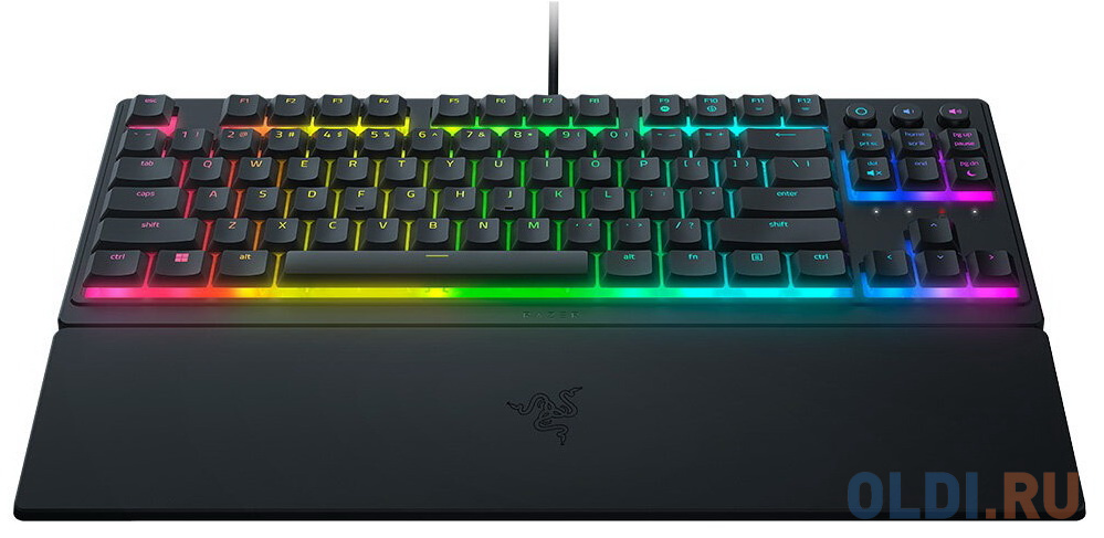 Клавиатура Razer Ornata V3 Tenkeyless механическая черный USB Multimedia for gamer LED (подставка для запястий) (RZ03-04881600-R3R1)