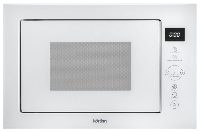 Микроволновая печь встраиваемая Körting KMI 825 TGW 25 л, 900 Вт, гриль, белый (KMI 825 TGW)